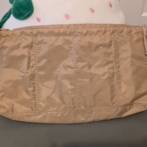 Bag Organizer Tan Nylon Tote Bag